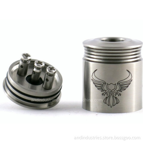 High Quality Black/ Ss /Brass 22mm Patriot Rda Atomizer Clone